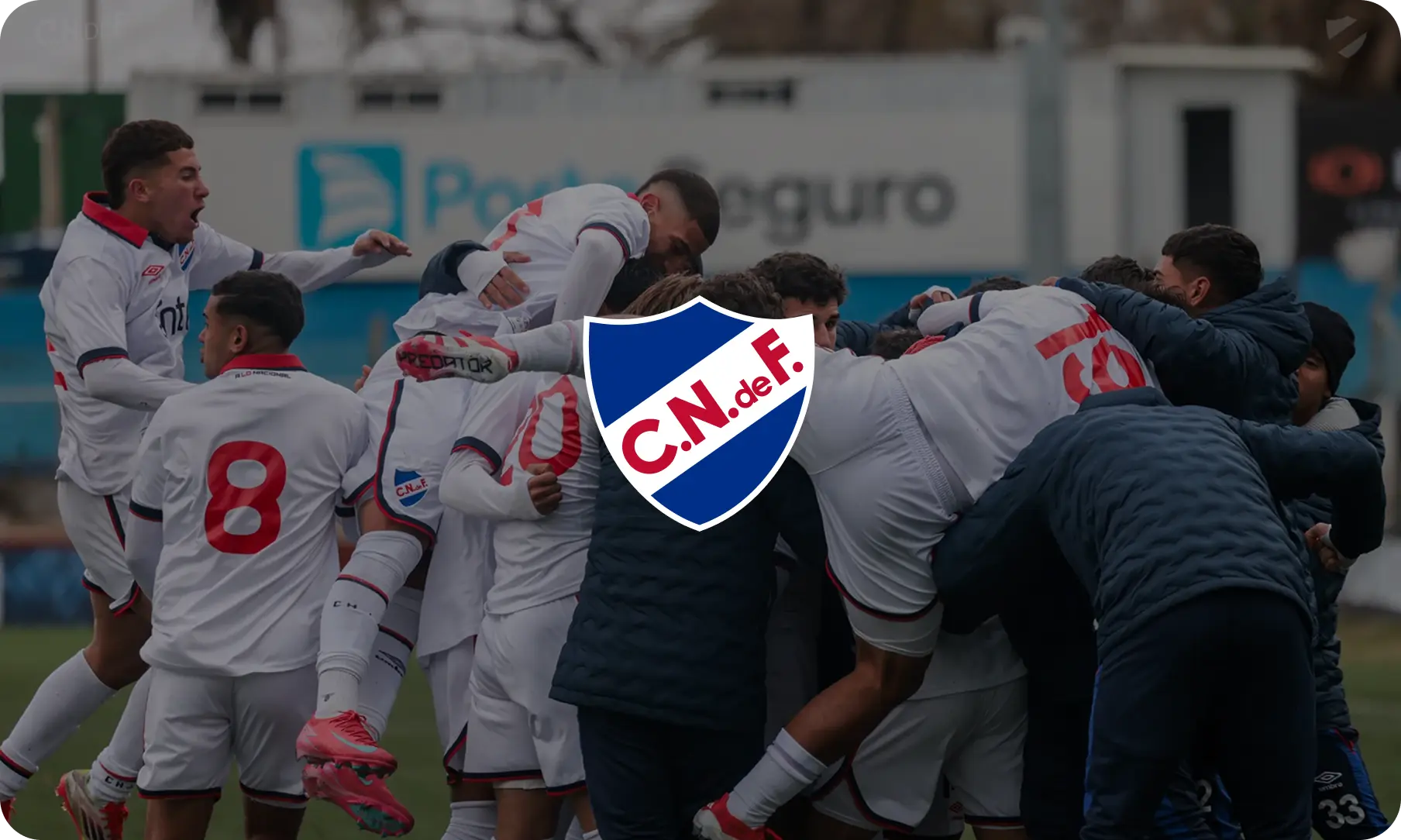 Imagen jugadores del Club Nacional de Fútbol de Uruguay