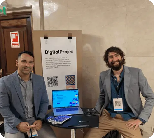 DigitalProjex Co-founders at Event